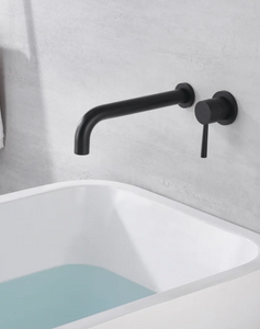 Wall-Mount Single Controller Bathroom Faucet with Concealed Mixer
