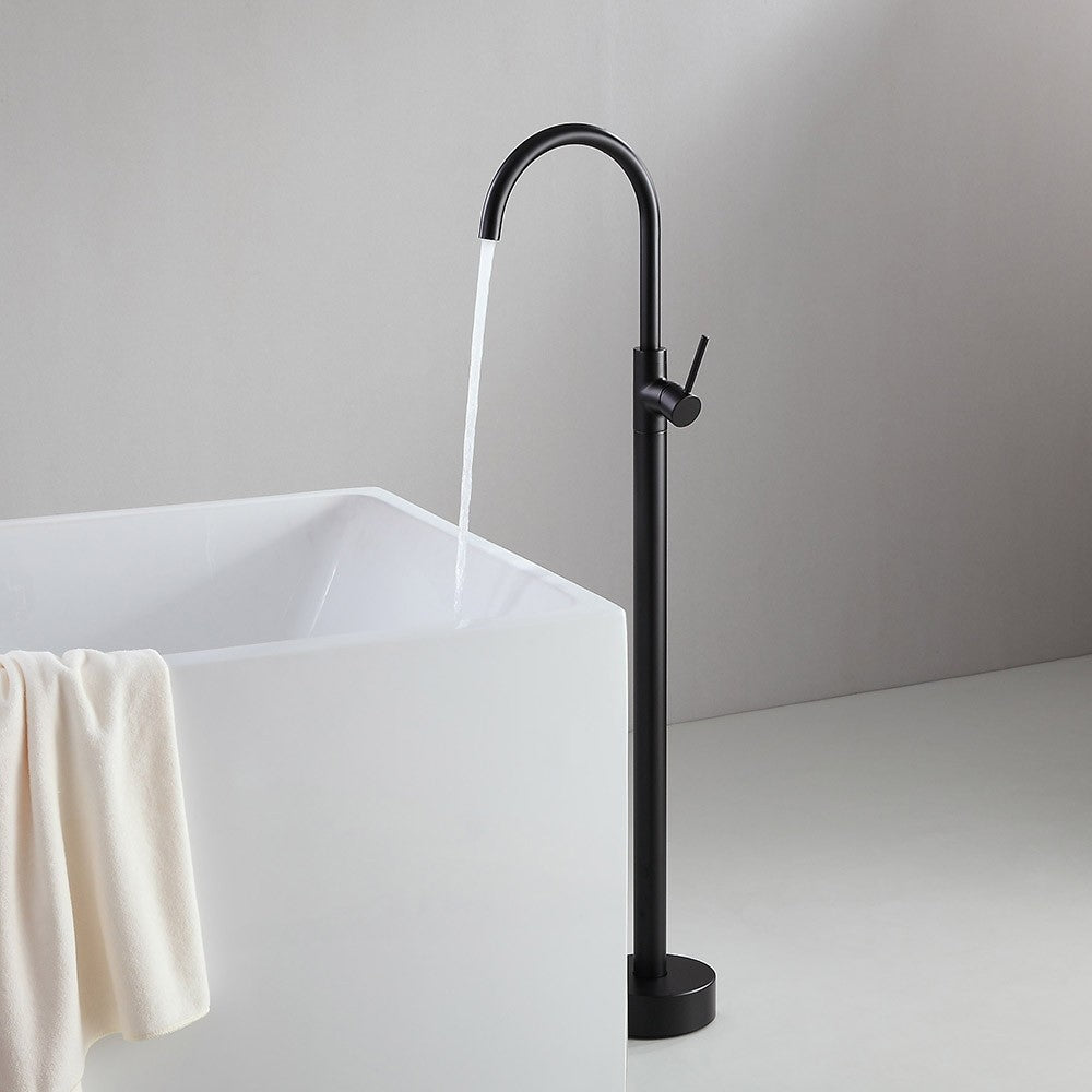 Floor-Mount Bathtub Faucet