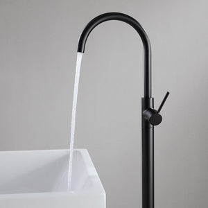 Floor-Mount Bathtub Faucet