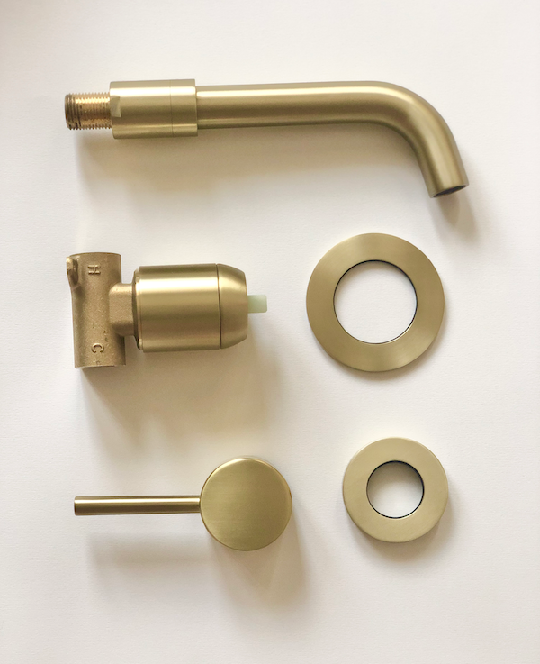 Wall-Mount Single Controller Bathroom Faucet with Concealed Mixer